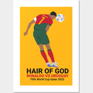 Hair of God Ronaldo Posters and Art